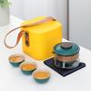 Travel Tea Set Small Set Outdoor Convenient Portable Glass Portable Express Cup Storage Opening Gift Print