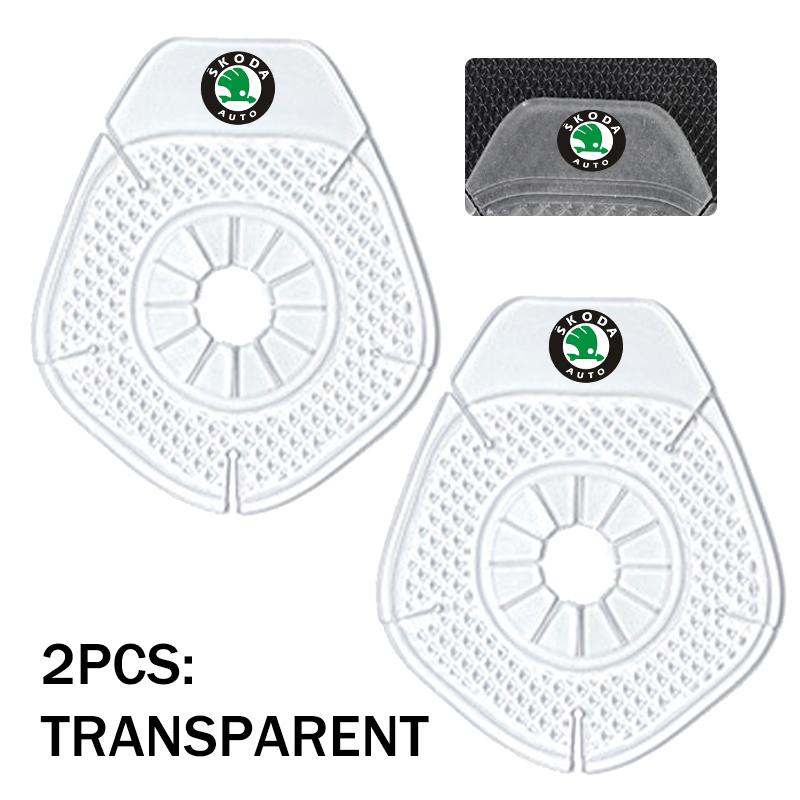 ZDH1 For Skoda Car Wiper Hole Protective Cover Windshield Wiper Bottom Silicone Pads Accessories Kamiq Karoq Octavia 2 3 Rapid Scala