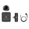 Sistema Microfonico Wireless PULUZ PU646B con 1 Ricevitore e 1 Trasmettitore Portata di Trasmissione 10M