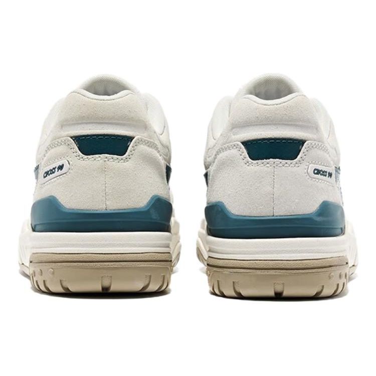 SAUCONY Cross 90 Pu Round Toe Lace-Up Wear-Resistant Non-Slip Low-Top Skate Shoes Unisex Skate Shoes White Green S79035-8