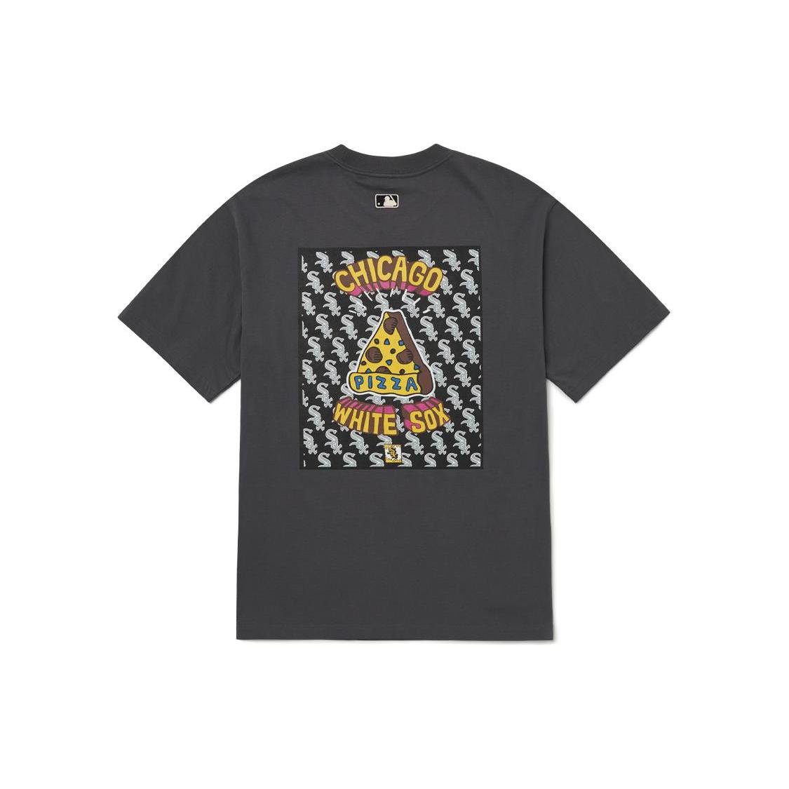 MLB T Shirts Unisex Gray Crew Neck Moderate Straight Fit 3ATSC0124-44CGS L