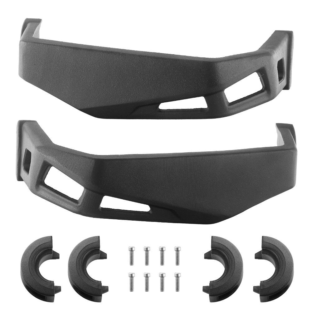 2x Black Handguards Hand Guards Kit For Can-Am Ryker 600 900 Ryker Rally Edition