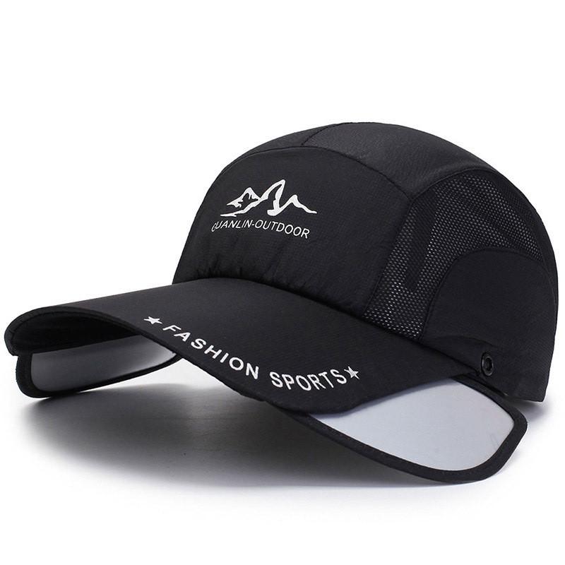 Spring Summer Baseball Caps Adjustable Sun Protection Retractable Peaked Hats
