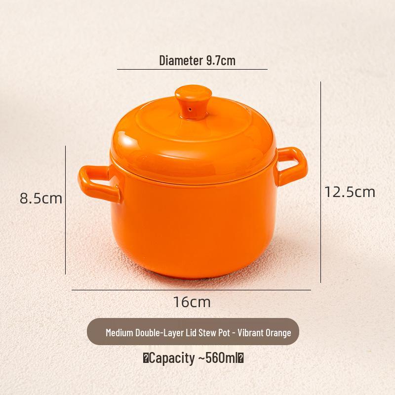 Keramik-Einzelportions-Schmortopf mit Deckel - Slow Cooker & Eierschale