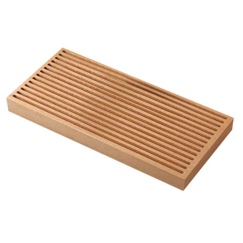 Wooden Serving Tray Rectangular Round Plate Tea Cup Saucer Tray Fruit Dessert Dinner Plate Food Storage Pallet Kitchen Tableware