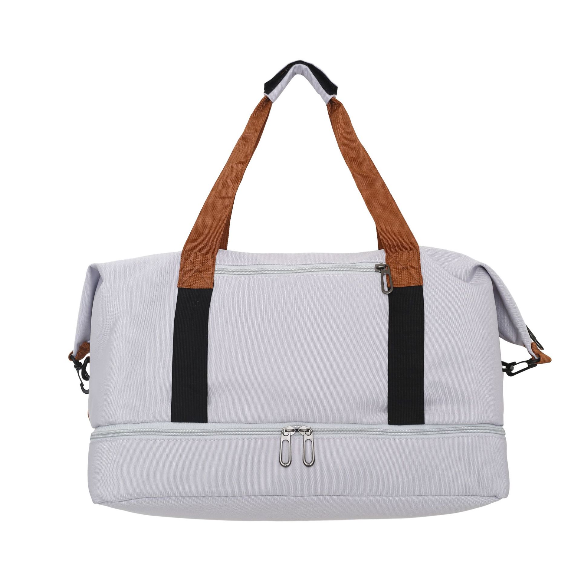

Dry and wet separation yoga fitness bag new large capacity shoulder messenger bag women s fashion leisure travel luggage bag белый