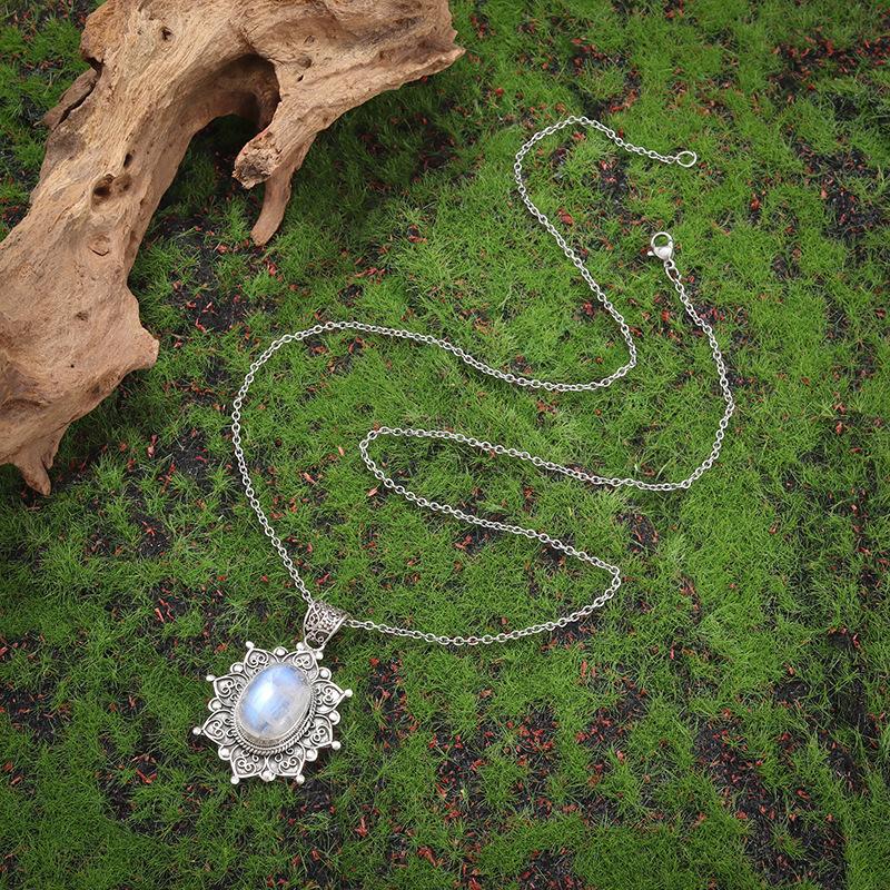 Accessories Style Sunflower Gem Fashion Trendy Versatile Pendant Necklace