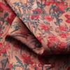 Women's Floral Lapel Quarter-Sleeve Shirt