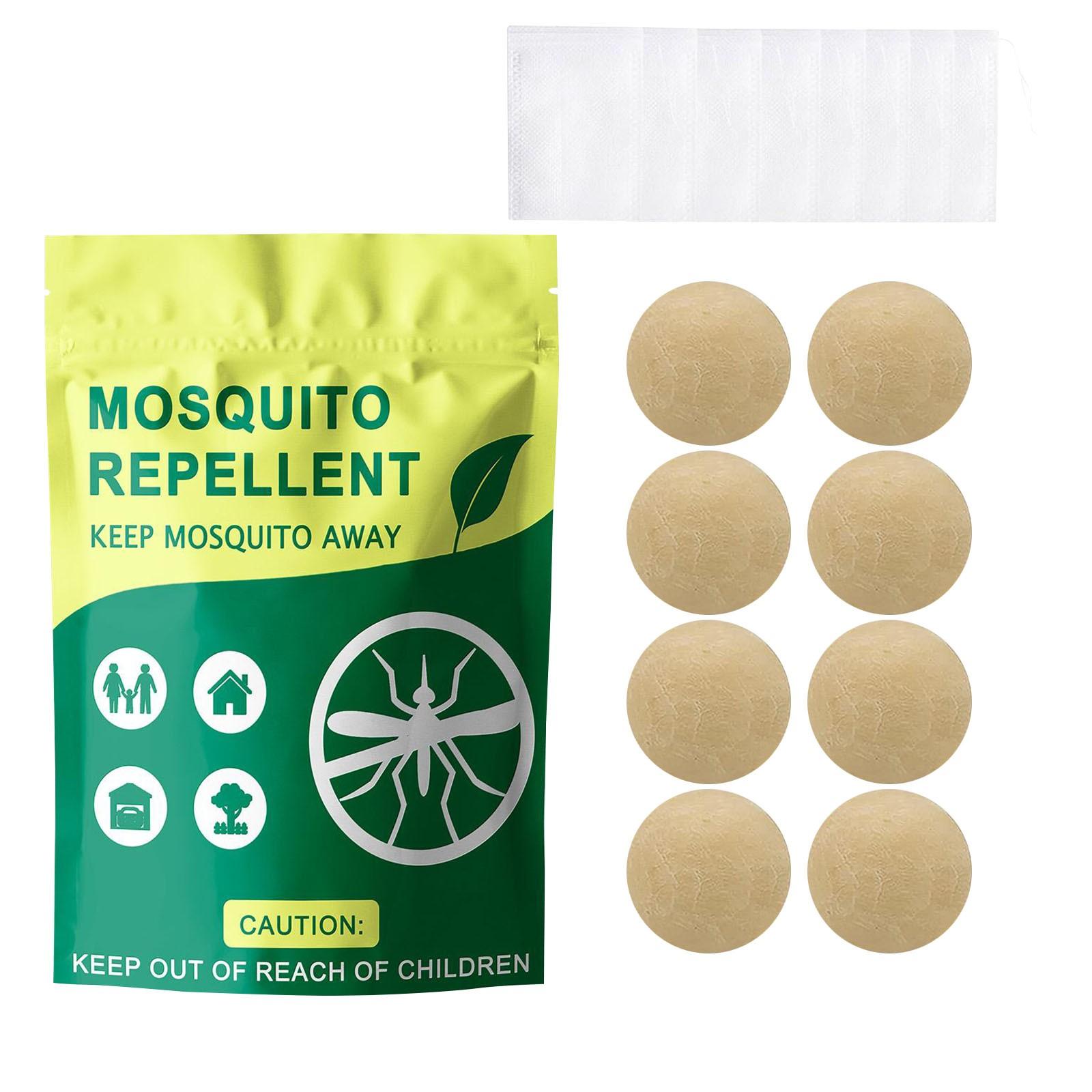 

Уличные террасные шарики от комаров, средство от комаров во дворе, 8 шт. 15 мл One Size зелёный