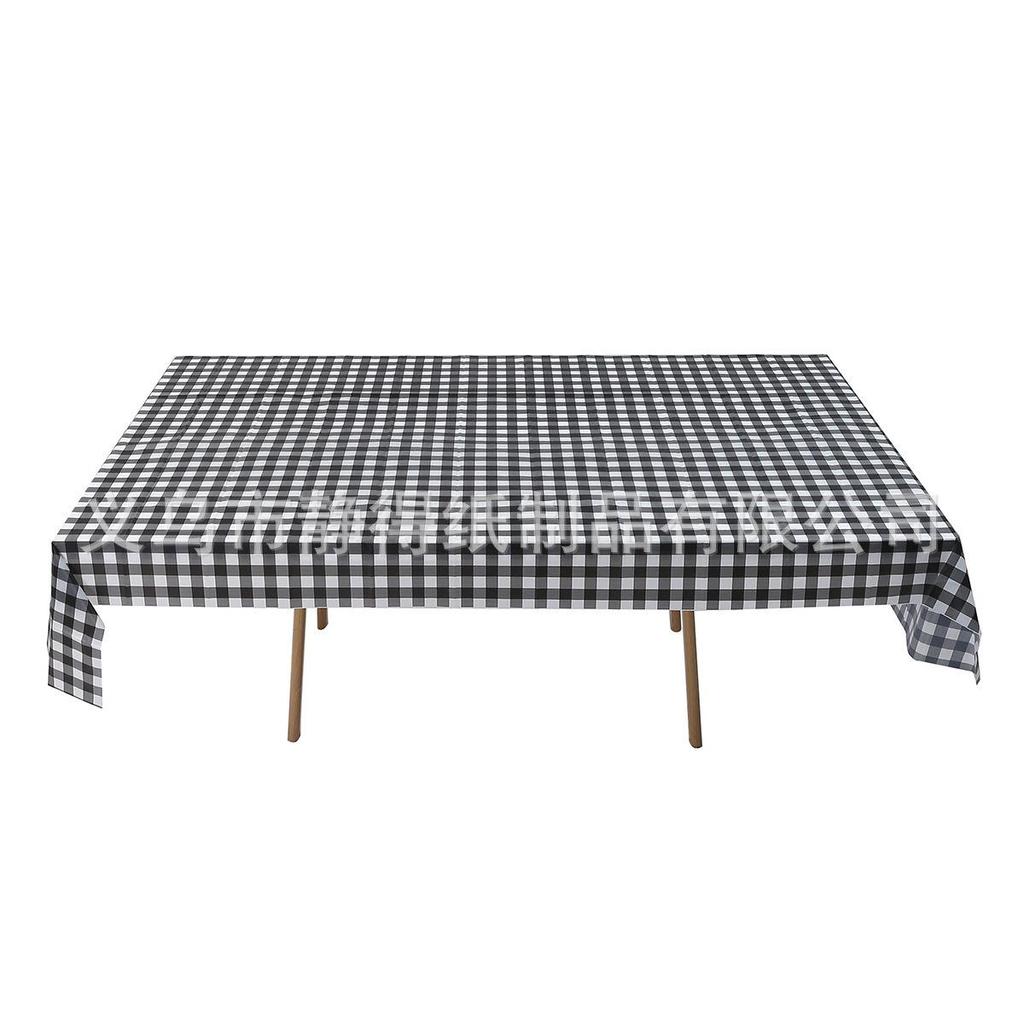 Children's Gingham Tablecloth & Placemat for Birthday, Party, and Graduation Decorations