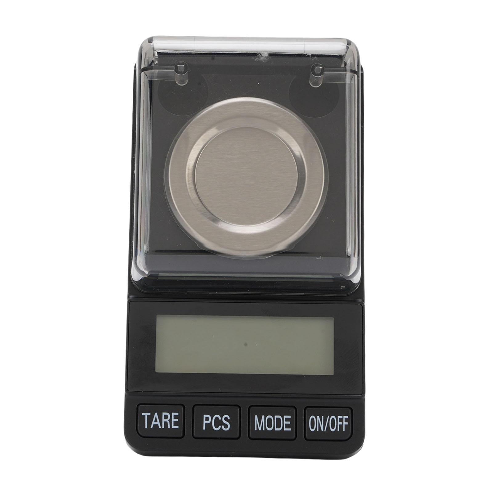 

Digital Milligram Scale 50g 0.001g LCD Backlit Screen Electronic Scale with Flip Cover for Jewelry Gemstone Powder Gold