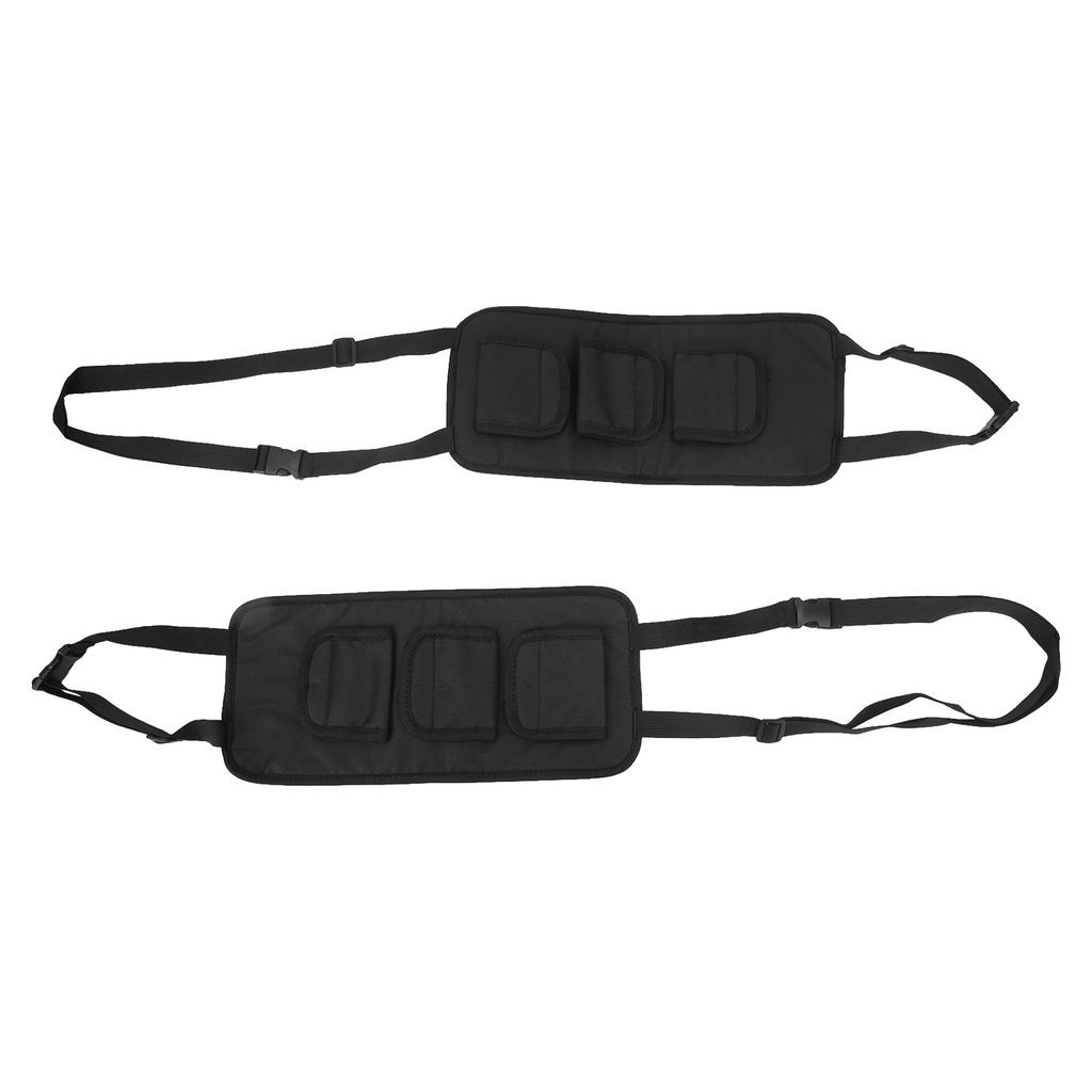 2Pcs Car Fishing Rod Holder Fixing Strap Nylon Adjustable 3pcs Capacity for Carrying
