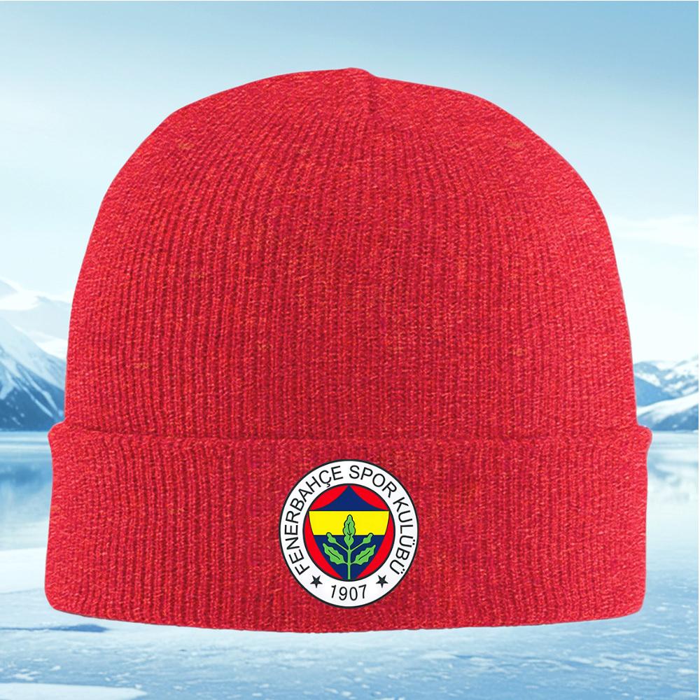 Club emblem sporting leaves star stripes blue Men Women Unisex Knitted Hat Beanie Pullover Cap Winter Thermal Warm Christmas Out