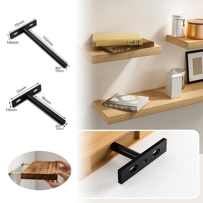 Wall Mount Shelf Storage Shelf Invisible Floating Shelf Metal Brackets Heavy Duty Concealed Hidden Support Furniture Hardware