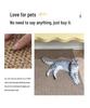 Faux Sisal Entrance Door Mat: Wear-Resistant, Cat-Scratch Proof, Wash-Free, Mixed Color Floor Mat for Living Room or Bedroom