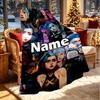 Custom Name Personalized Jinx Print Blanket, Home Decor, Bedroom, Sofa, Camping, Couch, Gifts for Birthday ChristmasEnthusiasts