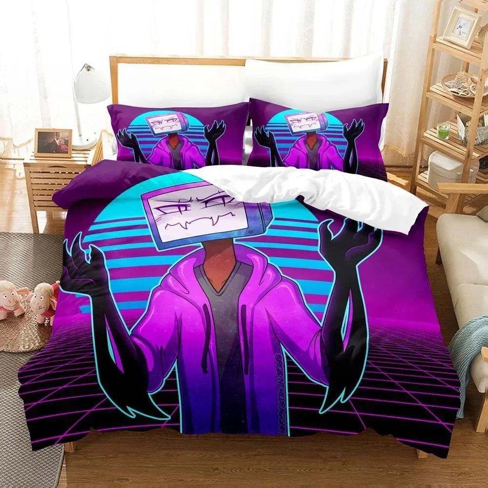 3D Anime Pyrocynical Bedding Set Single Twin Printed Bed Set With Pillowcase Bed Duvet Cover Single Double Queen Super King Size