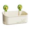 Bathroom Storage Rack with Suction Cup Large Capacity Strong Load-bearing