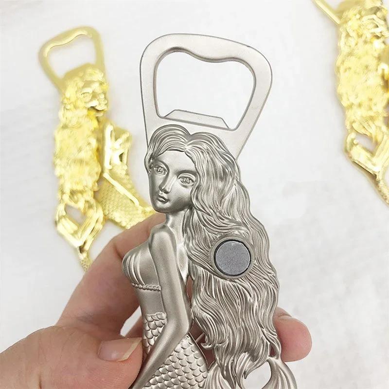 Zinc Alloy Beer Bottle Opener Creative Metal Beauty Women Bottle Opener Personalized Restaurant Bar Beer Portable Bottle Opener