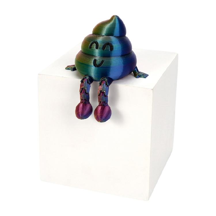 

Elegant Sitting Figurine Heart Gift 3D Printed Ornament for Desk Decoration in Multiple Color Option
