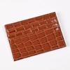 Women's Thin Business Credit Card Case Bag Student Id Bus Card Cover Purse Crocodile Pattern Card Holder Wallet Pu Leather