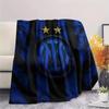 Football Club Internazionale Milano Flannel Blanket, High quality Comfortable for All Seasons, Home Decor, Warmth and Comfort