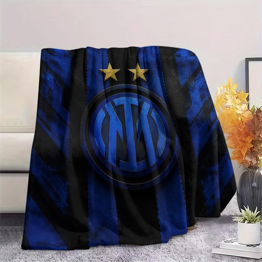 Football Club Internazionale Milano Flannel Blanket, High quality Comfortable for All Seasons, Home Decor, Warmth and Comfort