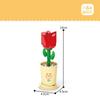 Hot Creative Small Building Block Flower Art Classic Brick Mini Potted Plant Gift For Girls Desk Decoration Simple Assembly Toys