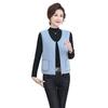 Neue Herbst- und Winter-Fleeceweste warme Jacke für Frauen mittleren und höheren Alters mit Fleece große Größe Weste