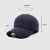 Winter Middle-Aged and Elderly Men's Cold-Proof Baseball Cap Velvet Thick Cap Ear Protection Warm Cotton Cap