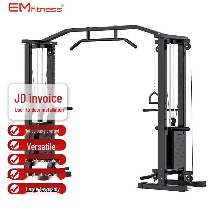 EM FITNESS Integrated Home Gym Trainer with Squat Rack