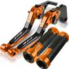 For YAMAHA FZ6 FAZER FZ-6 2004 2005 2006 2007 2008 2009 2010 Motorcycle Aluminum Brake Clutch Lever Handlebar Handle Grips Ends