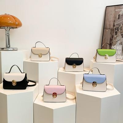 Small Fresh and Simple Small Bag Summer New Fashion Small Square Bag Fashionable Retro Crossbody Bag Shoulder Bag Women