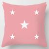 Pink Print Decorative Pillowcase Living Room Office Ornaments Home Pillowcase