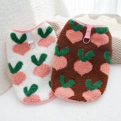 Cartoon Plush Double-layer Pet Clothes for Cats and Dogs, Universal Cold-proof Cat and Warm Small Dog Supplies, Teddy Bear