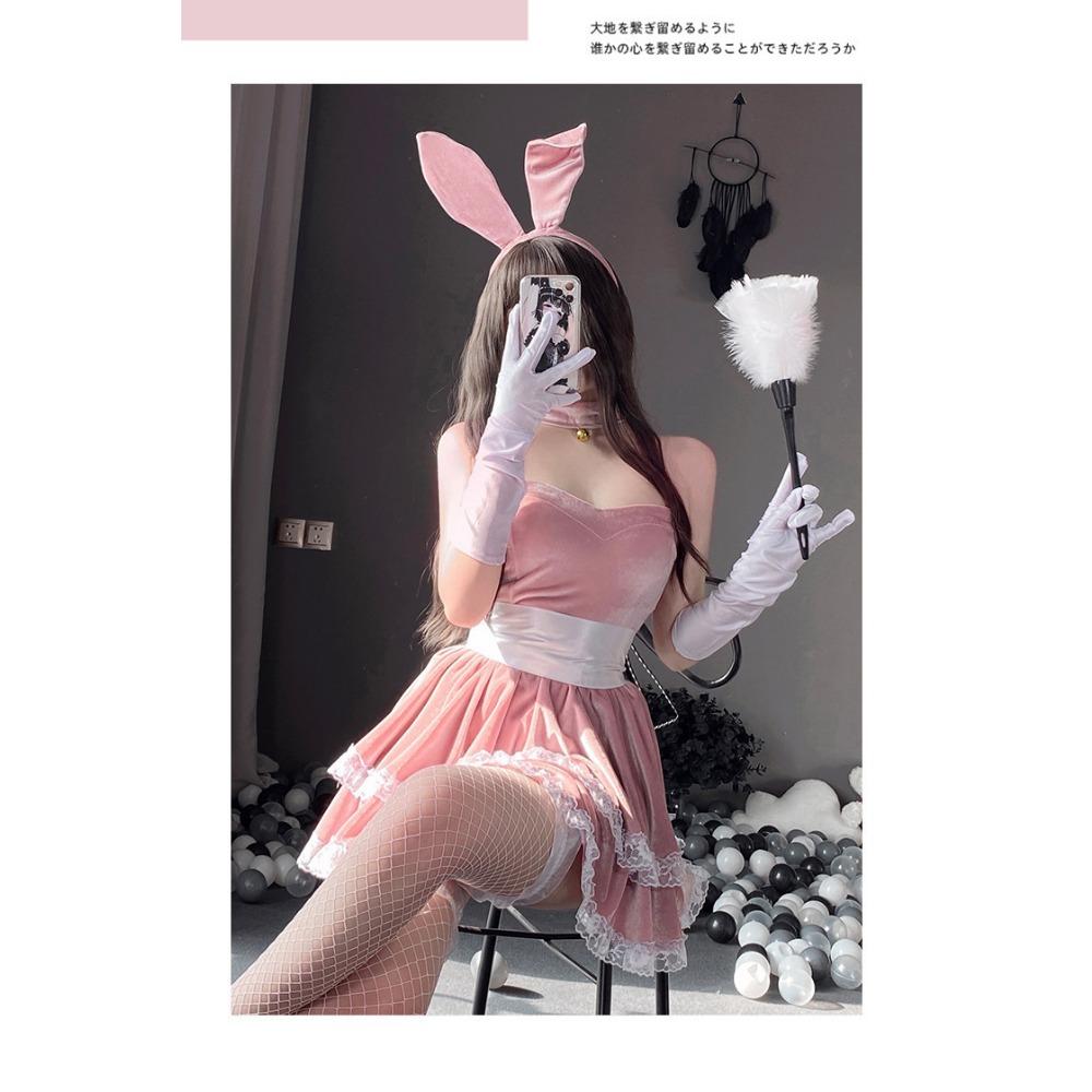 Domila Lingerie Bunny Uniform Seductive Sexy Christmas Outfit Women Cosplay Small Breasts Passion Clothes