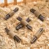 5pcs Wood Wooden Pet Chew Toys Sea Grass Rope Low Water Content Hamster Chew Stick Chewable Small Animal Chew Toy Teeth Grinding