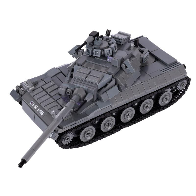 MOC Military Tank Series Building Blocks Army Soldier Figures Vehicle Special Force Armored US Car Cannon Truck Bricks Toys Gift