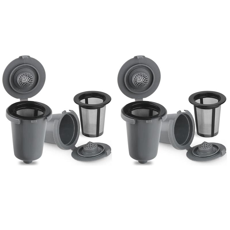 4PCS Reusable Filter Cup for Cuisinart SS-RFC Home Ebarist for Coffee Enthusiasts Reusable Coffee Filters