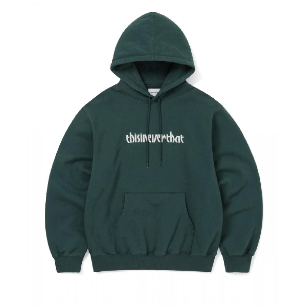Thisisneverthat Circled Number Hoodie Sea Green S
