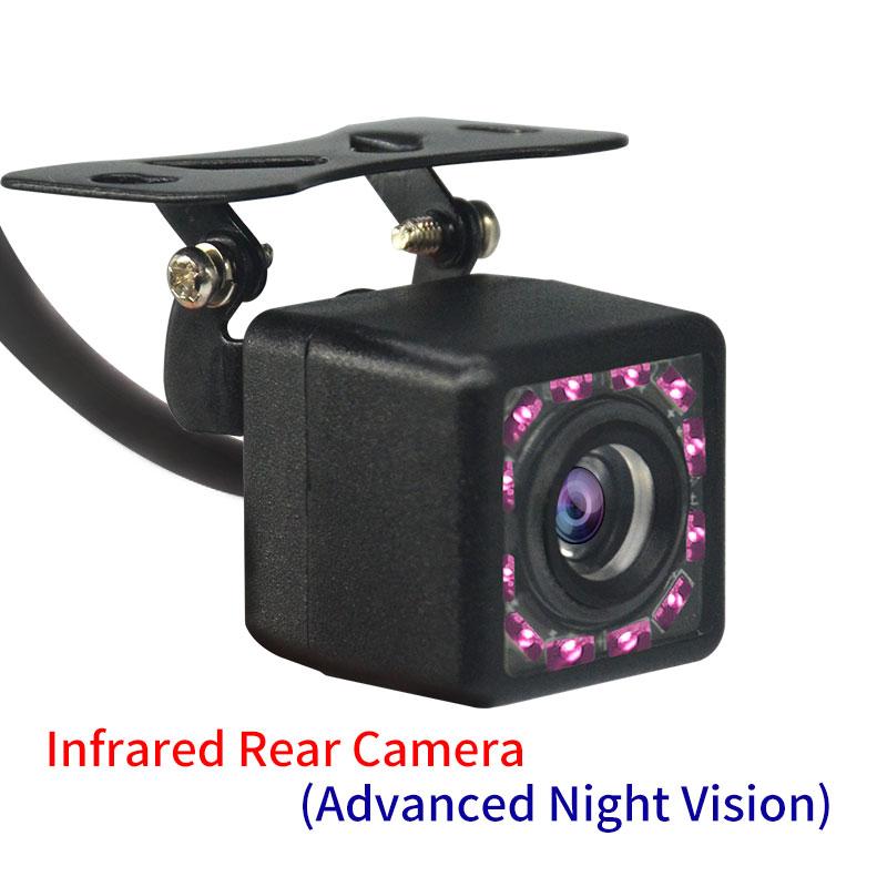 Hippcron Reverse Camera Rearview Car Infrared Night Vision For Parking CCD Waterproof HD Universal Auto Reversing