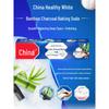 Zhonghua Healthy White Bamboo Charcoal & Baking Soda Cool Mint Toothpaste, 4x120g Pack