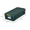 JEJ Astage ST Box #30, Made In Japan, Stackable, Dark Green, Disaster Preparedness, 34cm Wide X 71.5cm Deep X 18cm High