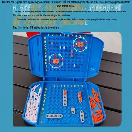 Naval Warfare Strategy Chess: Educational Two-Player Logic Game for Parent-Child Interaction