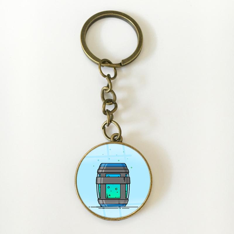 Battle Jewelery Gaming Time Gem Key Ring Keychain Accessories