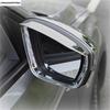 ABS Rearview Mirror Rain Shade Rainproof Eyebrow Frame Decorative Cover Trim Accessories For Volkswagen T-Roc T Roc 2018 - 2024