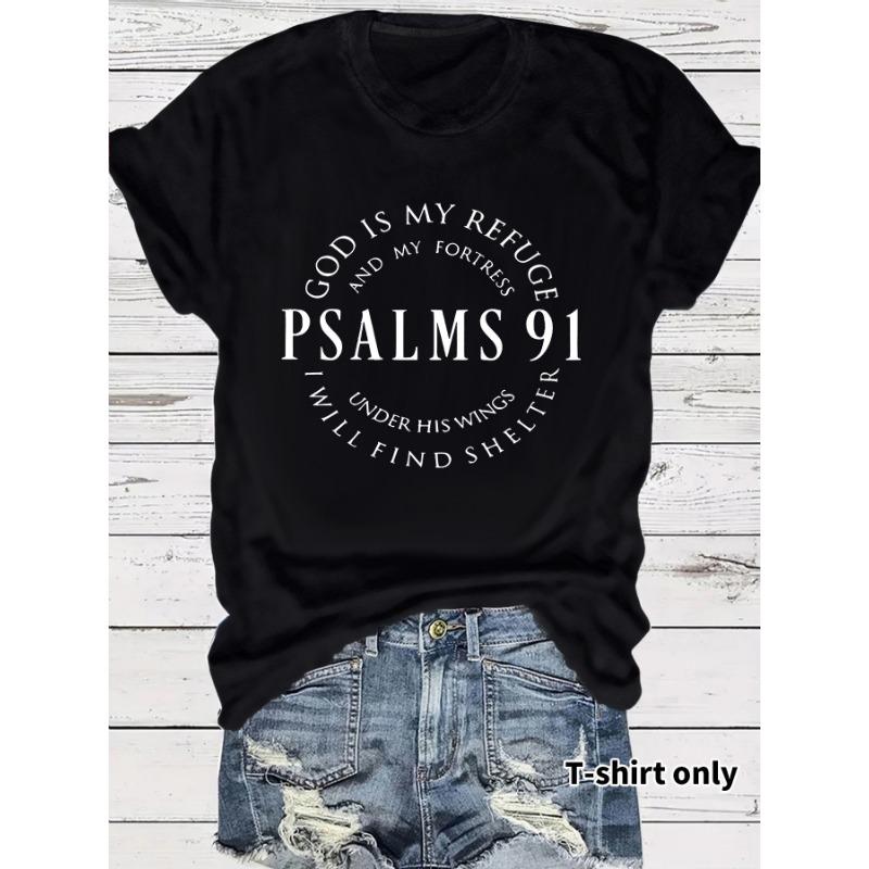 Women's Short-sleeved Loose and Fashionable T-shirt with Letter Prints