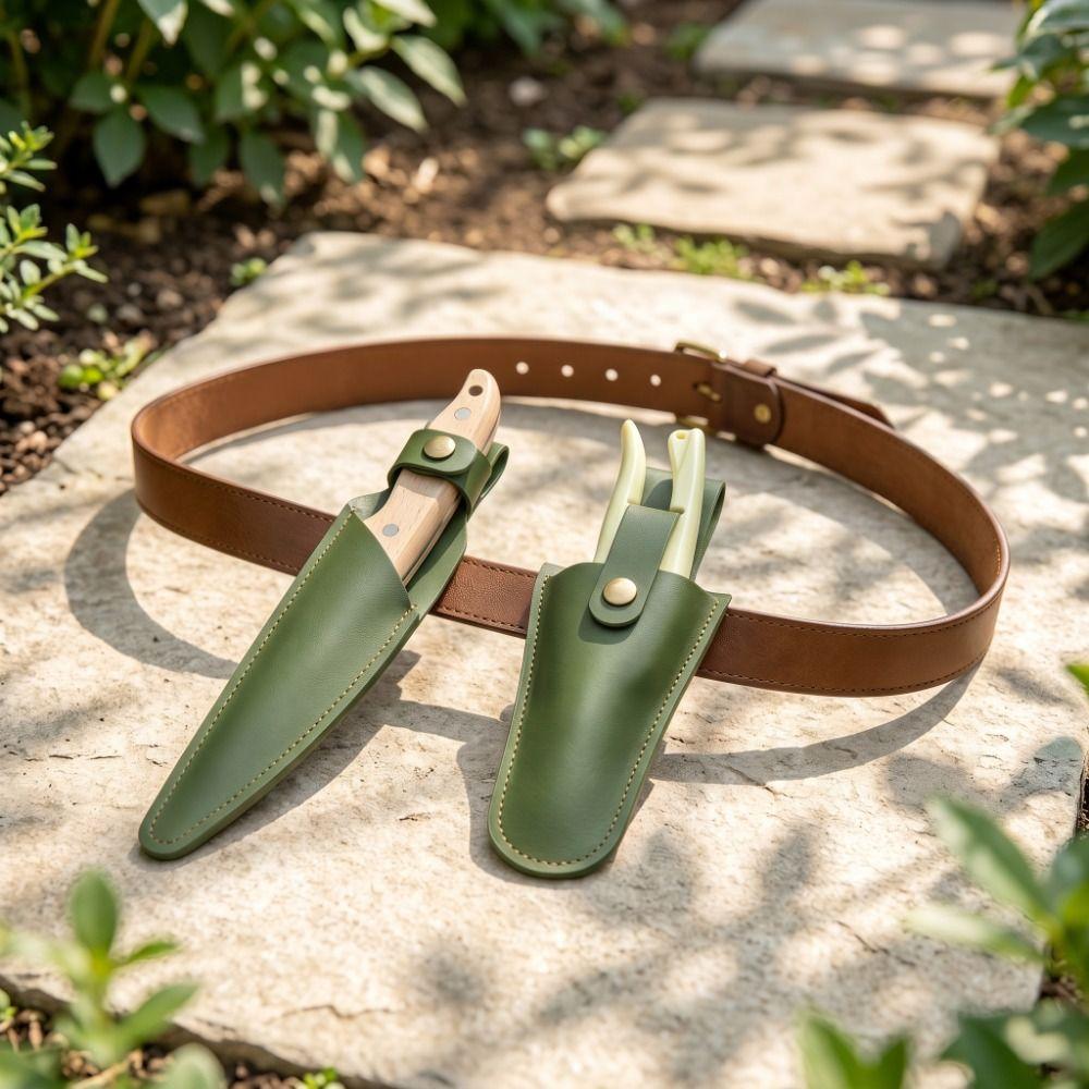Gürtelschlaufe Lederzange Abdeckung Schutzabdeckung Gartenschere Halter Outdoor Tragen