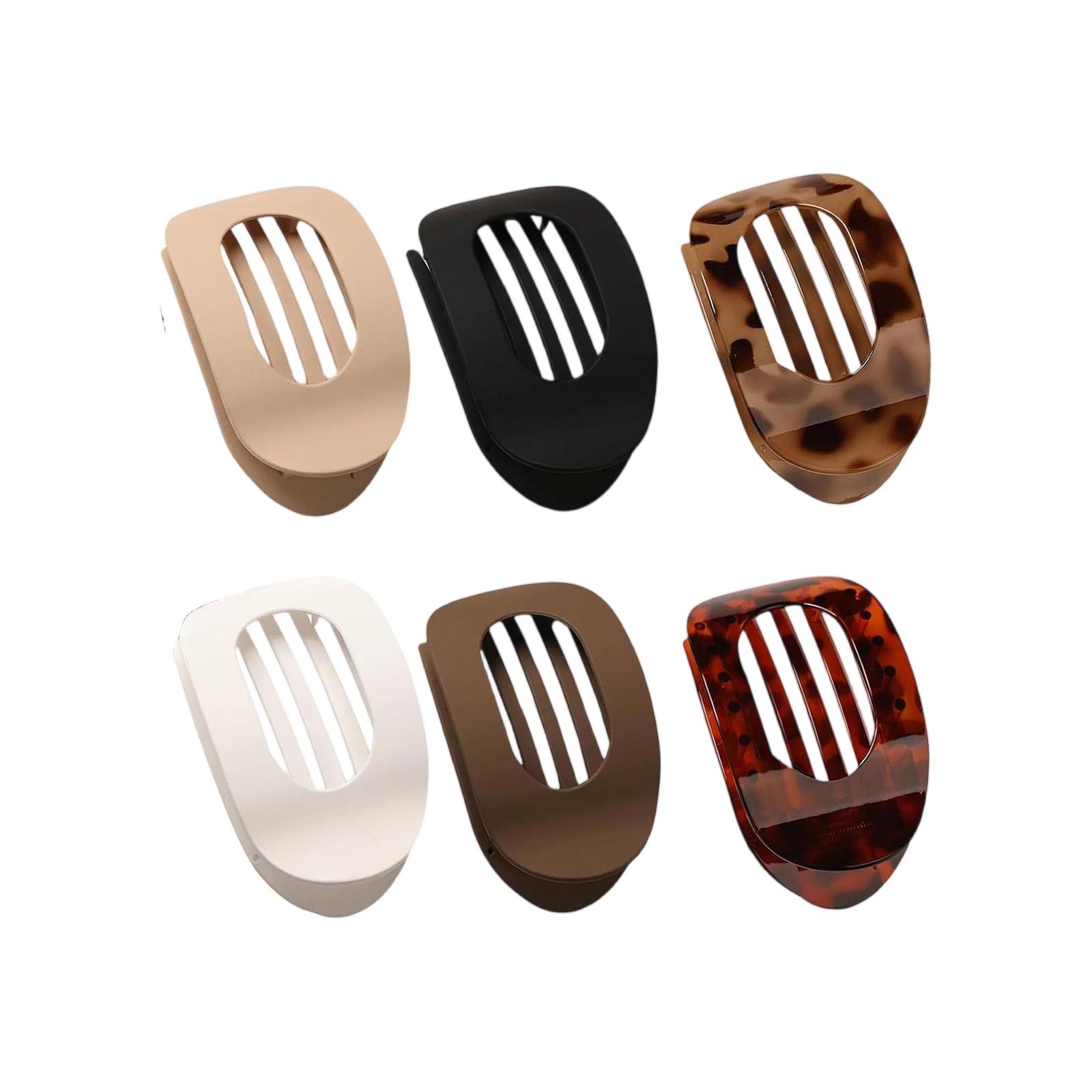 

Плоские заколки для волос для женщин, французские заколки для густых, тонких, длинных и коротких волос, идеально подходят для ежедневного использования, свадеб, вечеринок, занятий спортом и многого другого (Пакет из 6) One Size