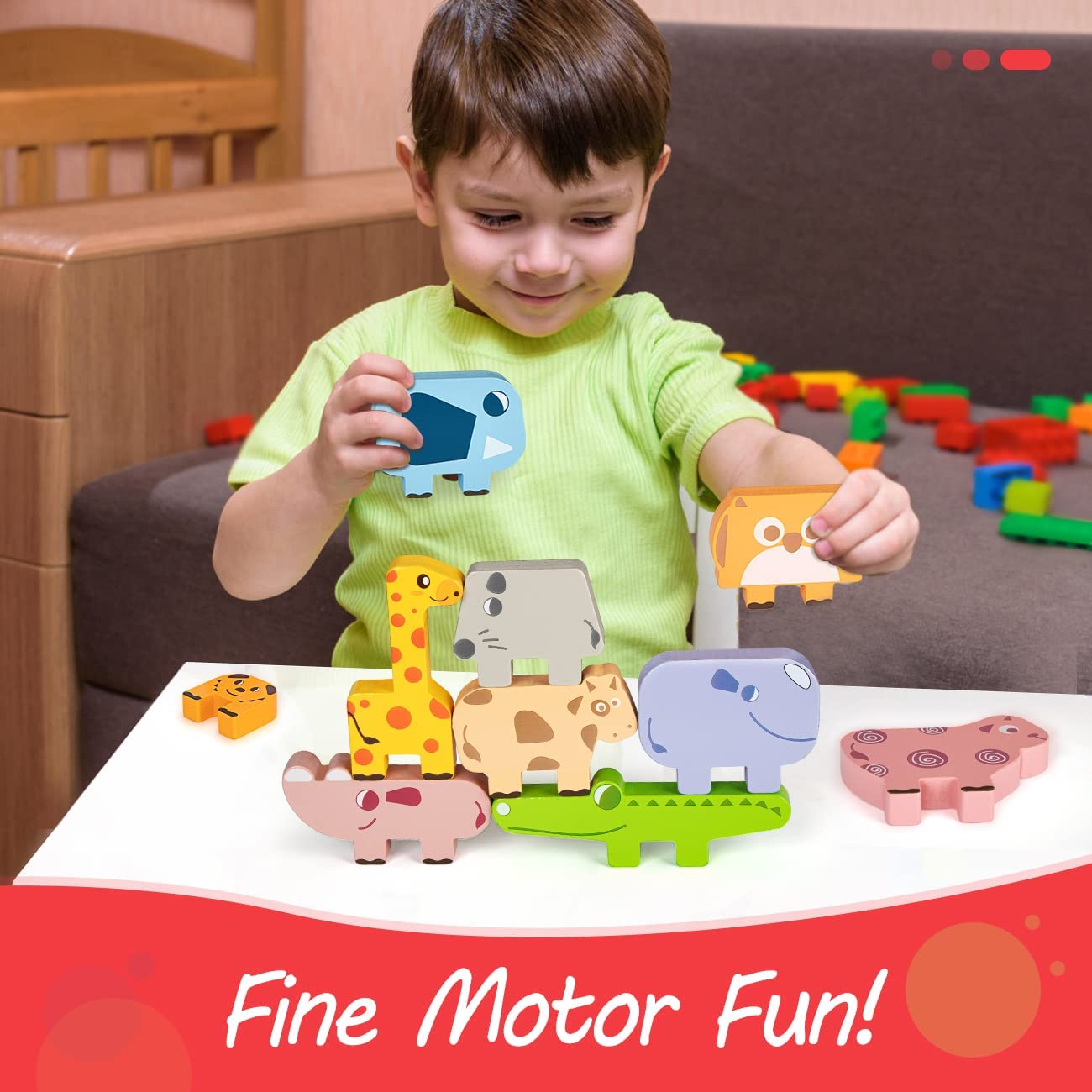 Деревянные строительные игрушки — фото 6